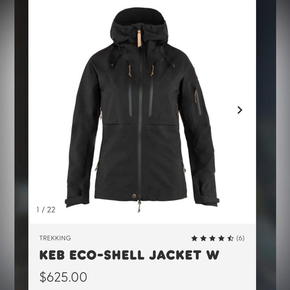 Fjallraven Keb Eco-Shell Jacket W